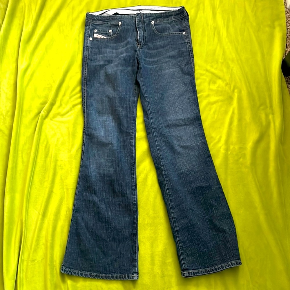 Diesel Low Rise flare Jeans Size 27 made in Italy